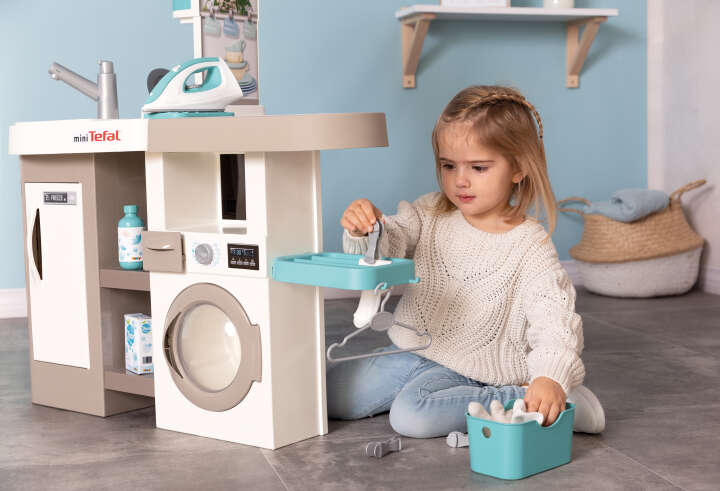 Smoby Tefal Studio Küche mit Waschsalon